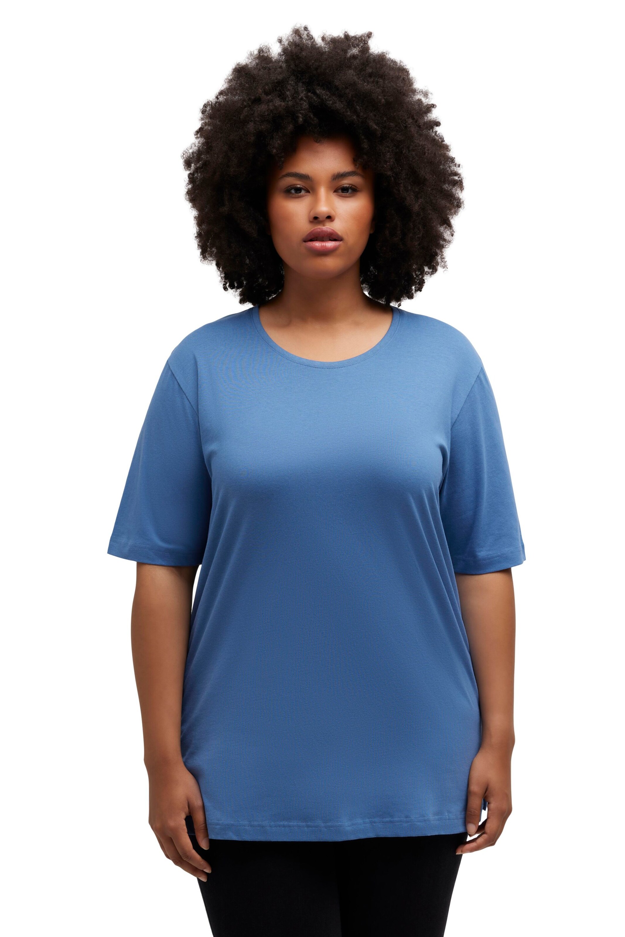 Ulla Popken Shirt in Blue: front