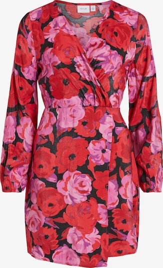 Vila Petite Vestido 'Flora' em rosa claro / vermelho / preto, Vista do produto