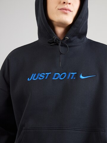 Nike Sportswear Sweatshirt 'CLUB' in Zwart