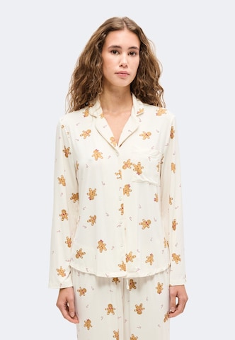 Camicia da notte 'Ess' di Hunkemöller in bianco: frontale