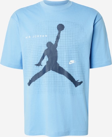 Jordan Koszulka w kolorze niebieski: przód