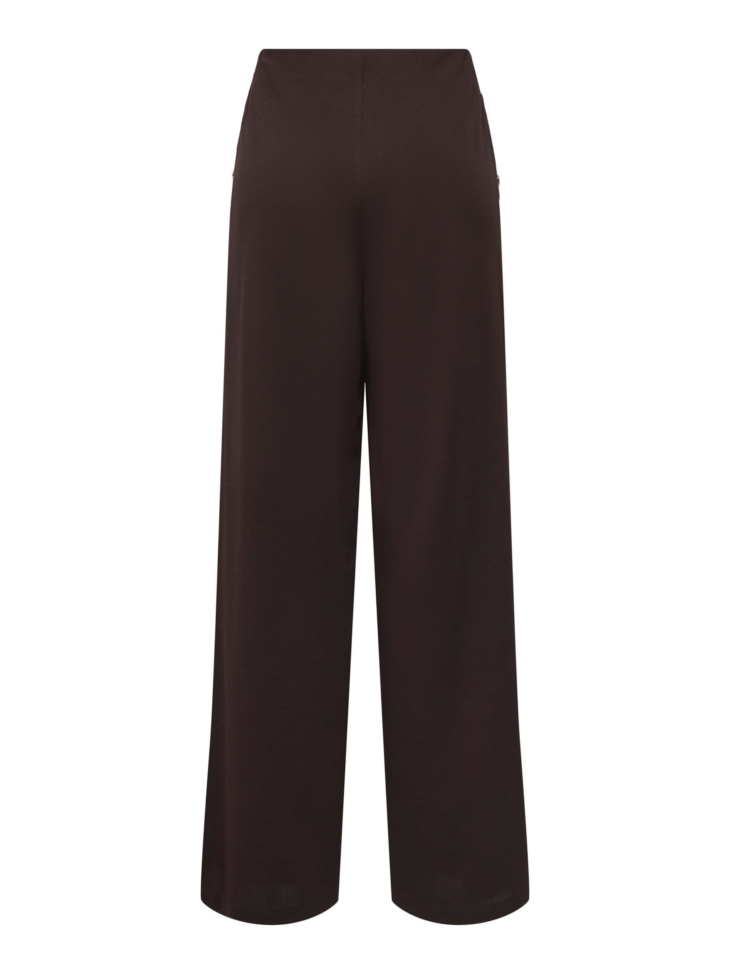 JDY Wide Leg Bukser 'JDYGeggo' i brun