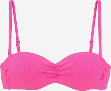 VENICE BEACH Bikinitoppi värissä vaaleanpunainen: etupuoli