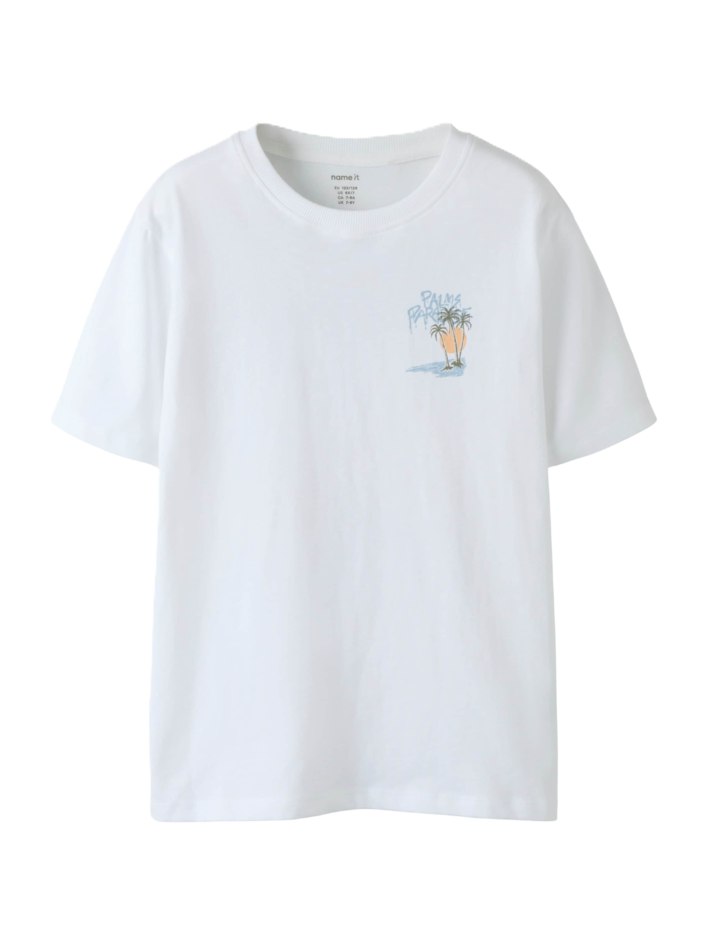 NAME IT Shirt 'NKMVelix' in White: front