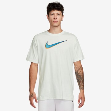 NIKE T-Shirt 'Signature Lebron James' in Weiß: predná strana