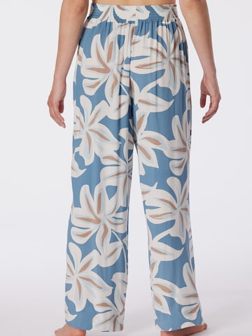 Pantalon de pyjama ' Mix + Relax ' SCHIESSER en bleu