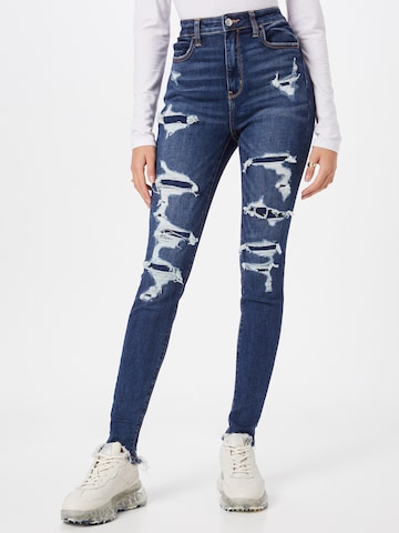 American Eagle Jeggings in Blue: front