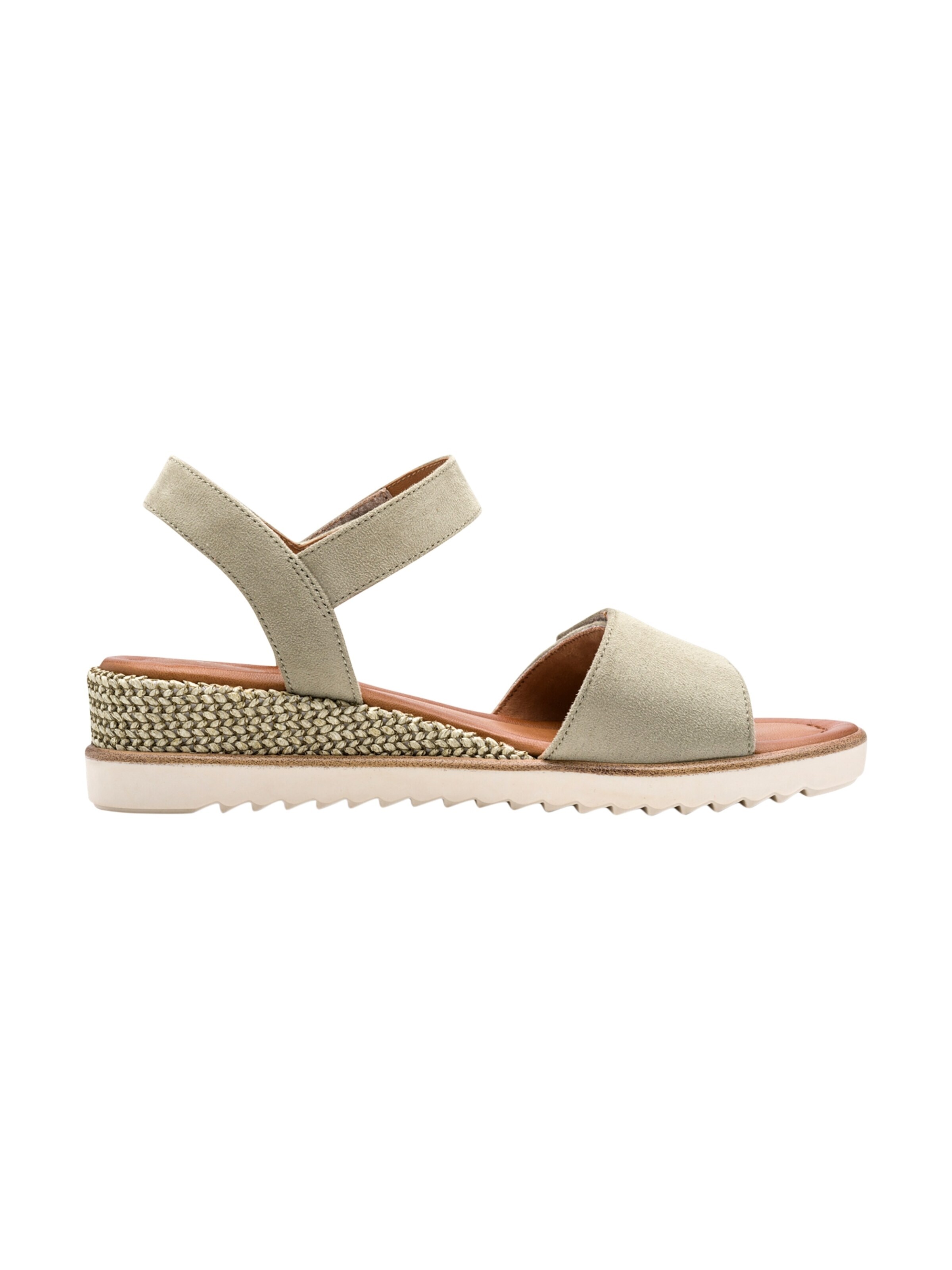 Sandales 'Sandalen mit Keilabsatz und Klettverschluss' Tamaris en gris