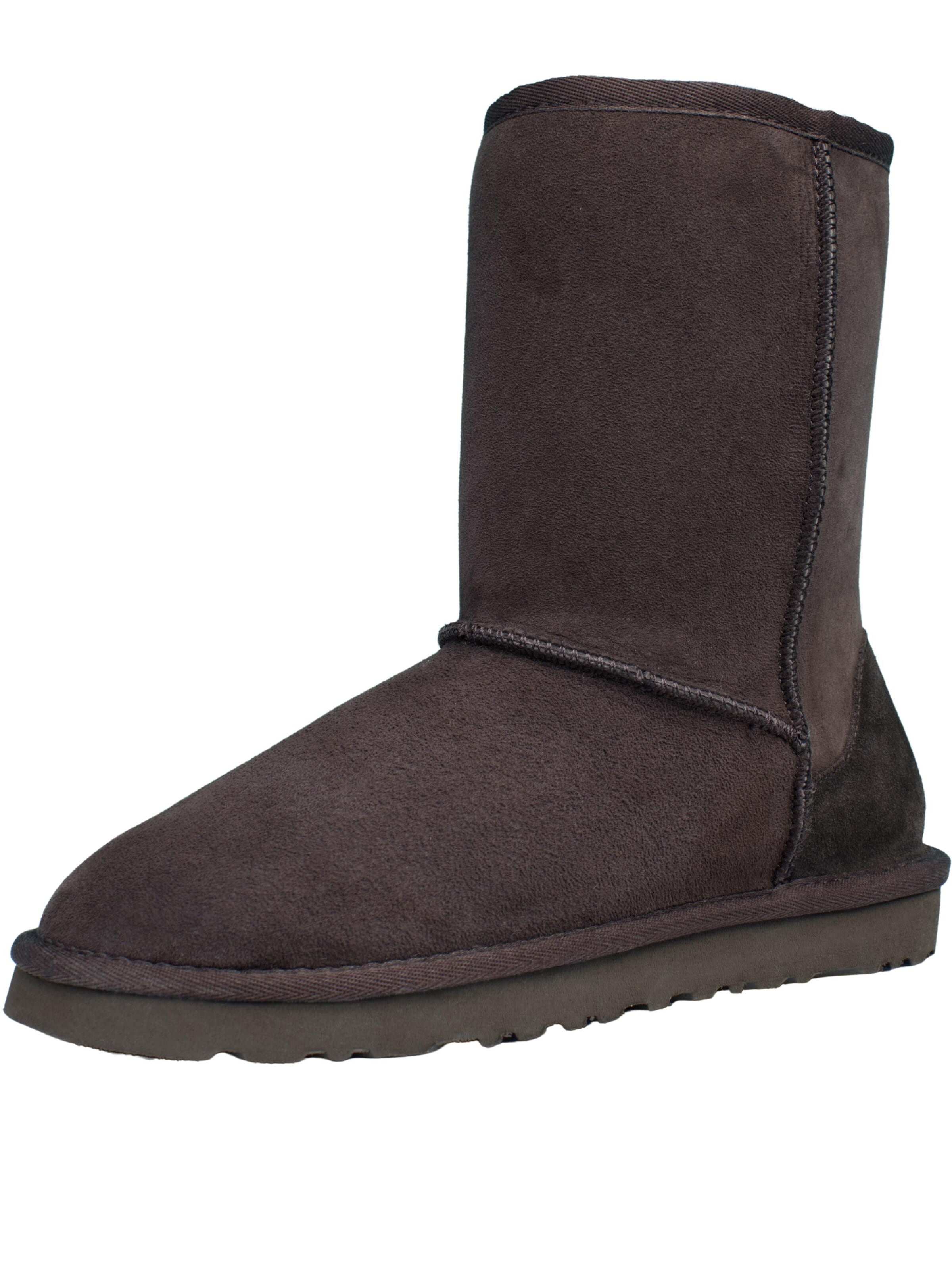 AvaMia Snow Boots 'Fellstiefel AMWB2401 Winterstiefel' in Brown: front
