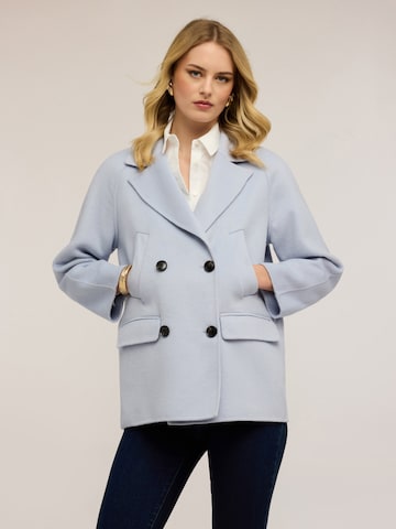 MOTIVI Wintermantel in Blauw: voorkant