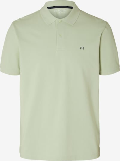 SELECTED HOMME T-Krekls 'DANTE', krāsa - gaiši zaļš / melns, Preces skats