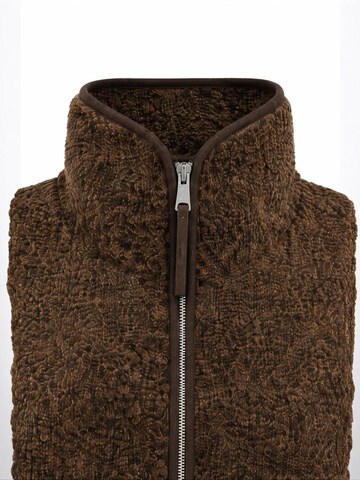 MixRay Fleece jacket 'Sweatshirts' in Brown