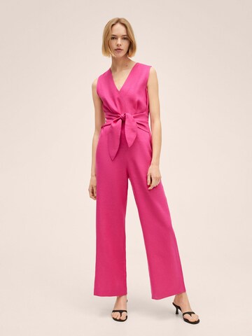 MANGO Jumpsuit 'Nalita' in Pink: front