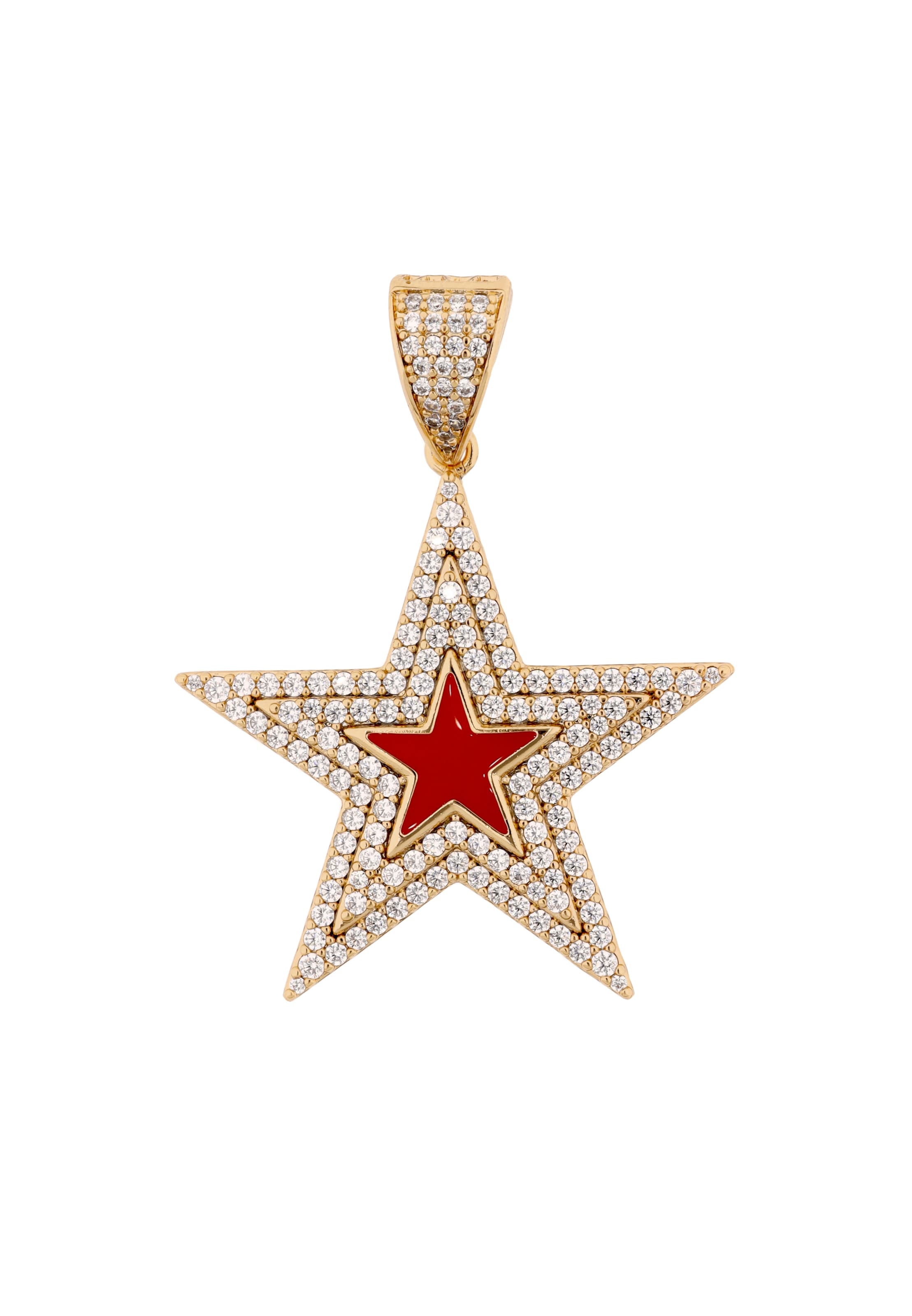 myMo at night - Colgante en oro: frente