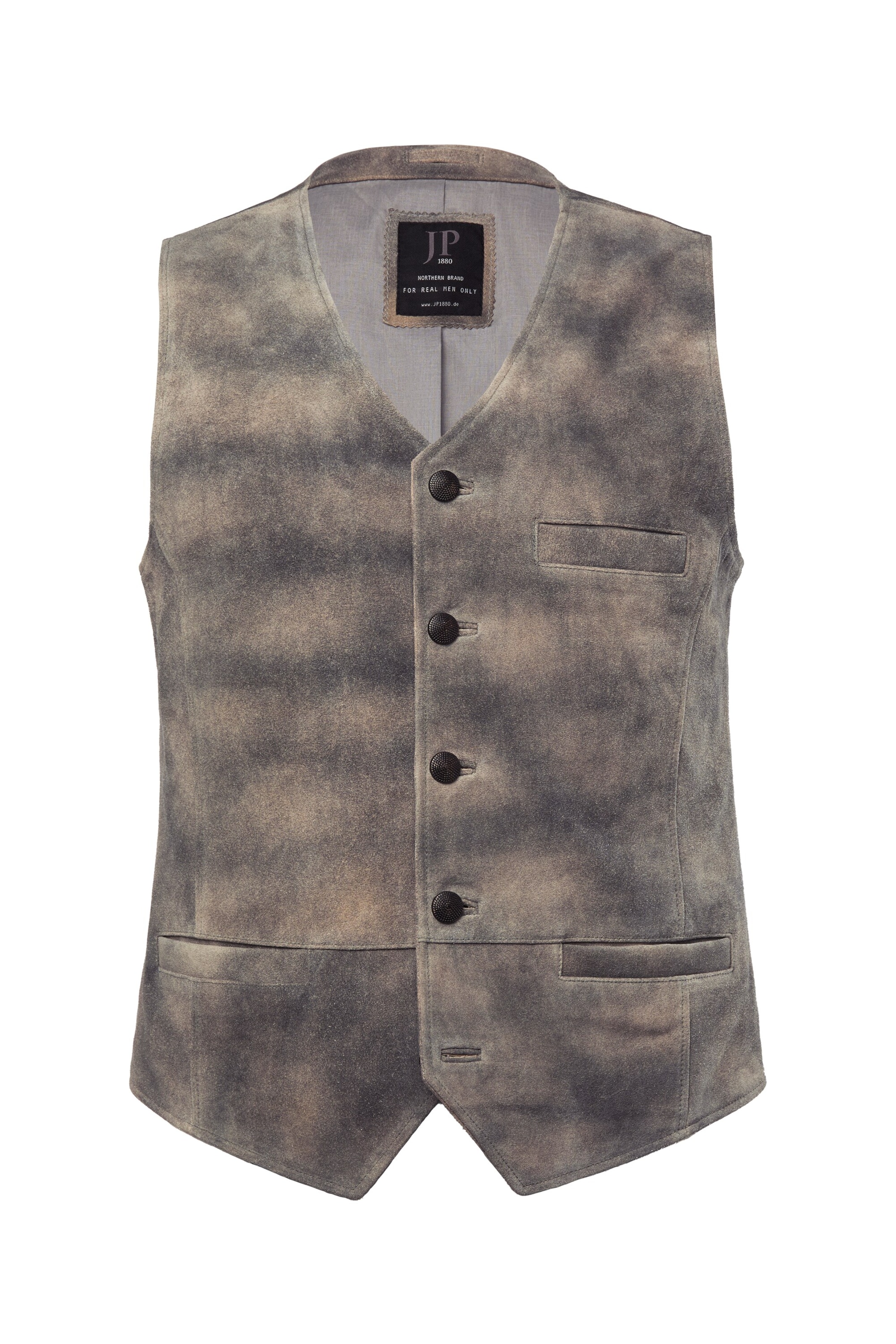 JP1880 Vest in Grey: front