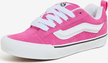 Baskets basses 'Knu Skool' VANS en rose : devant