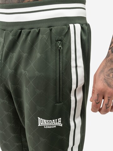 Tuta da jogging 'Ashwell' di LONSDALE in verde