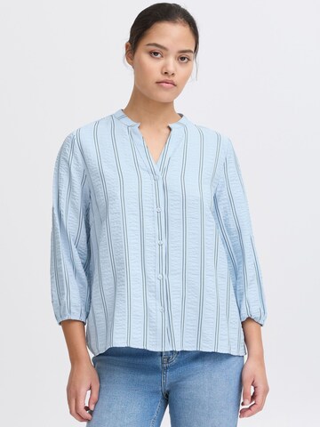 ICHI Blouse 'IXOLLIE' in Blue: front