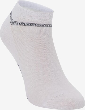 Chaussettes 'Amalfi' Carlo Colucci en blanc : devant