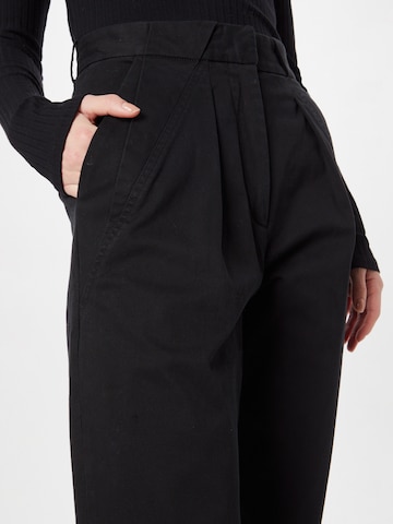 IRO Regular Pleat-Front Pants 'LOLIAN' in Black