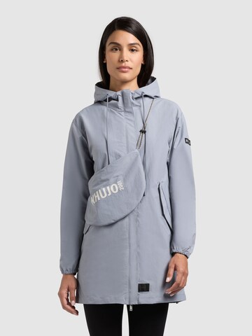 khujo Between-seasons coat 'Ameti' in Blue: front