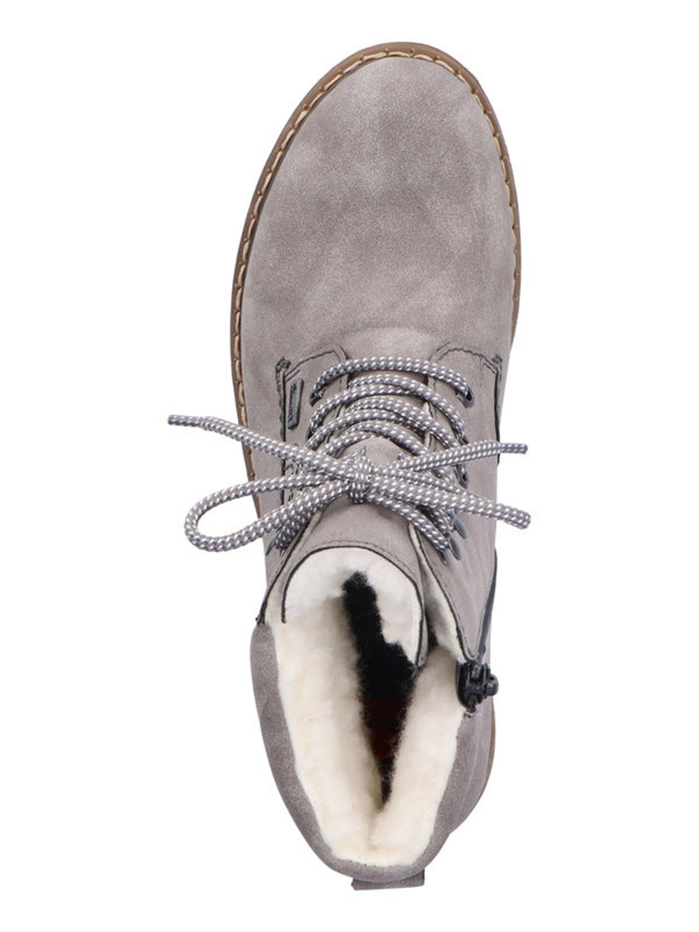 Rieker Ботинки на шнуровке в Серый