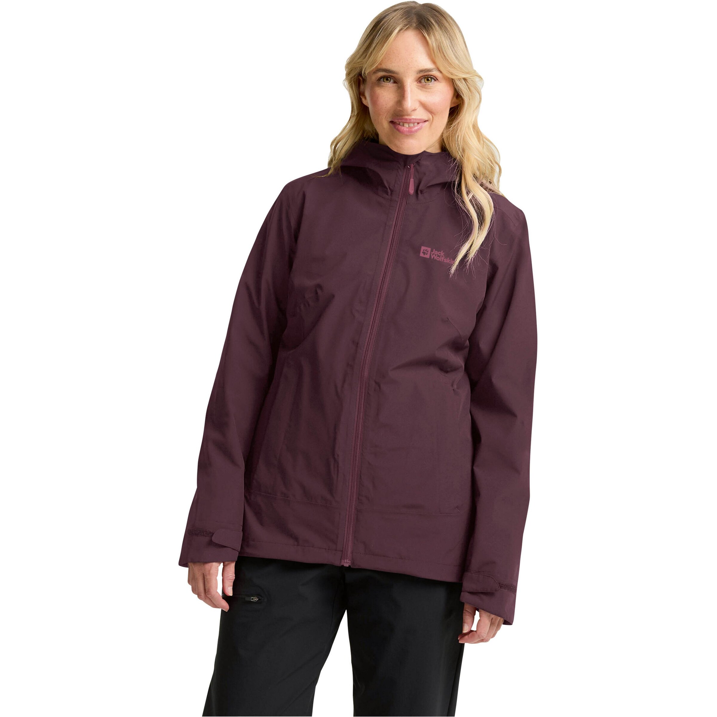 JACK WOLFSKIN Vabaajajope 'Moonrise', värv punane