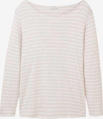 T-shirt Tom Tailor Women + en beige : devant