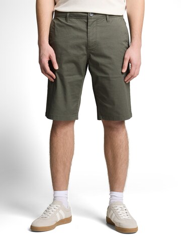 TOM TAILORregular Chino hlače - zelena boja: prednji dio