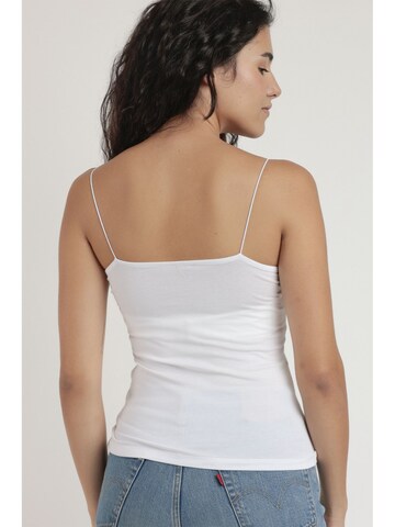 admas - Top en blanco