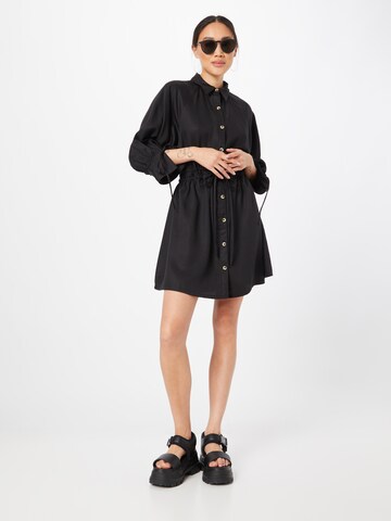 River Island - Vestido camisero en negro