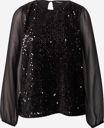 MORE & MORE - Blusa en negro: frente