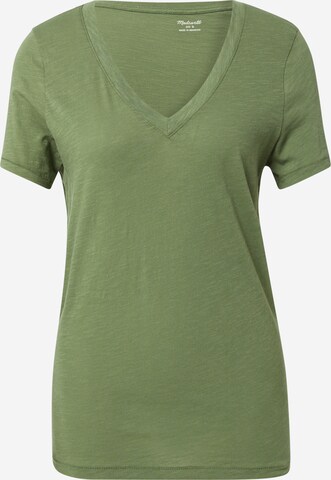 Tricou 'WHISPER' de la Madewell pe verde: față