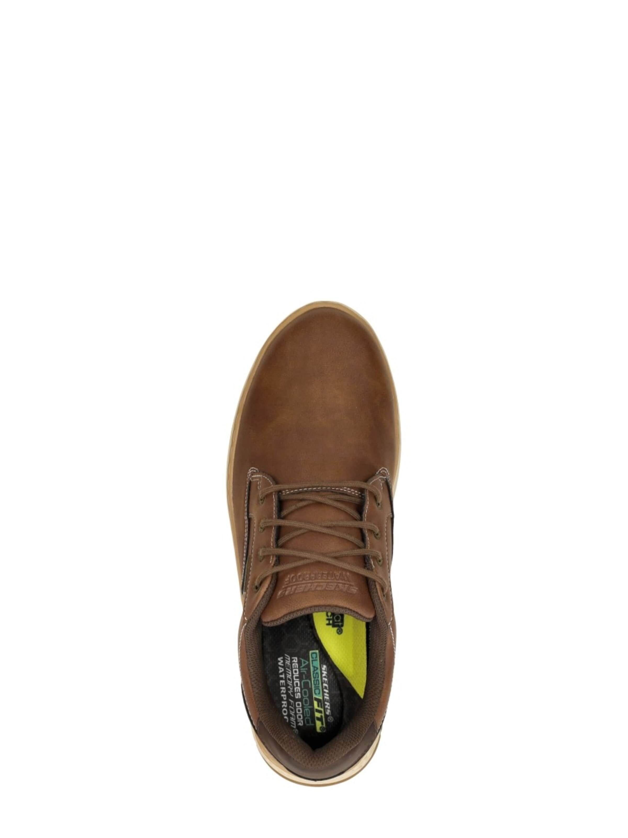 SKECHERS Sportieve veterschoen 'Garlan' in Bruin