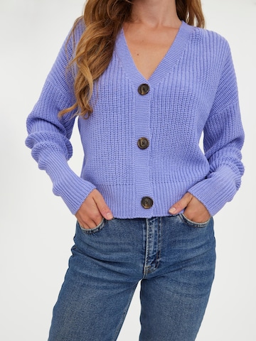 VERO MODA Knit Cardigan 'Lea' in Blue