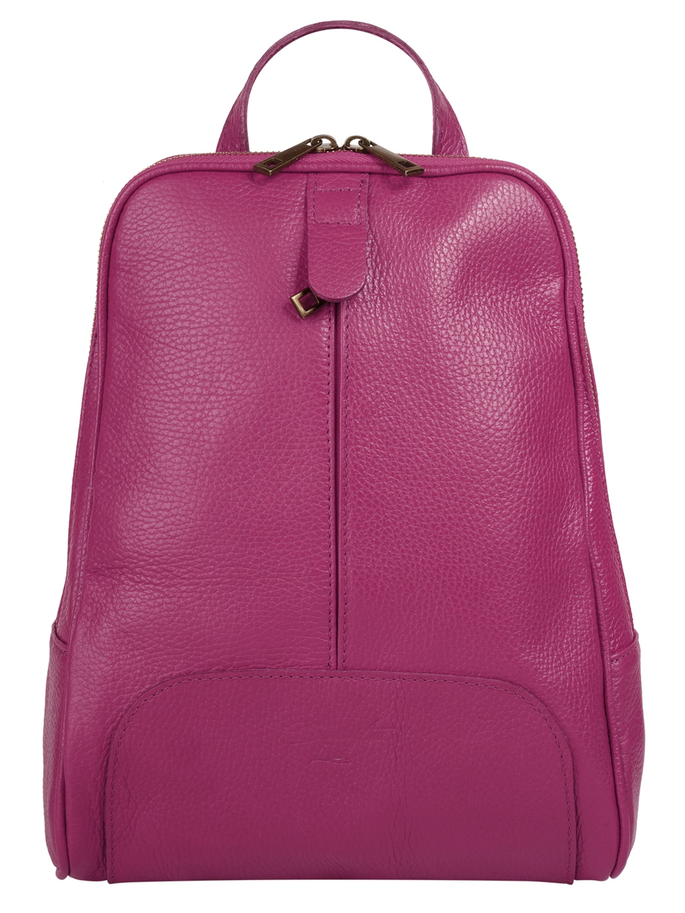 Samantha Look Backpack in Pink: front