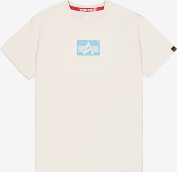 ALPHA INDUSTRIESMajica - bijela boja: prednji dio