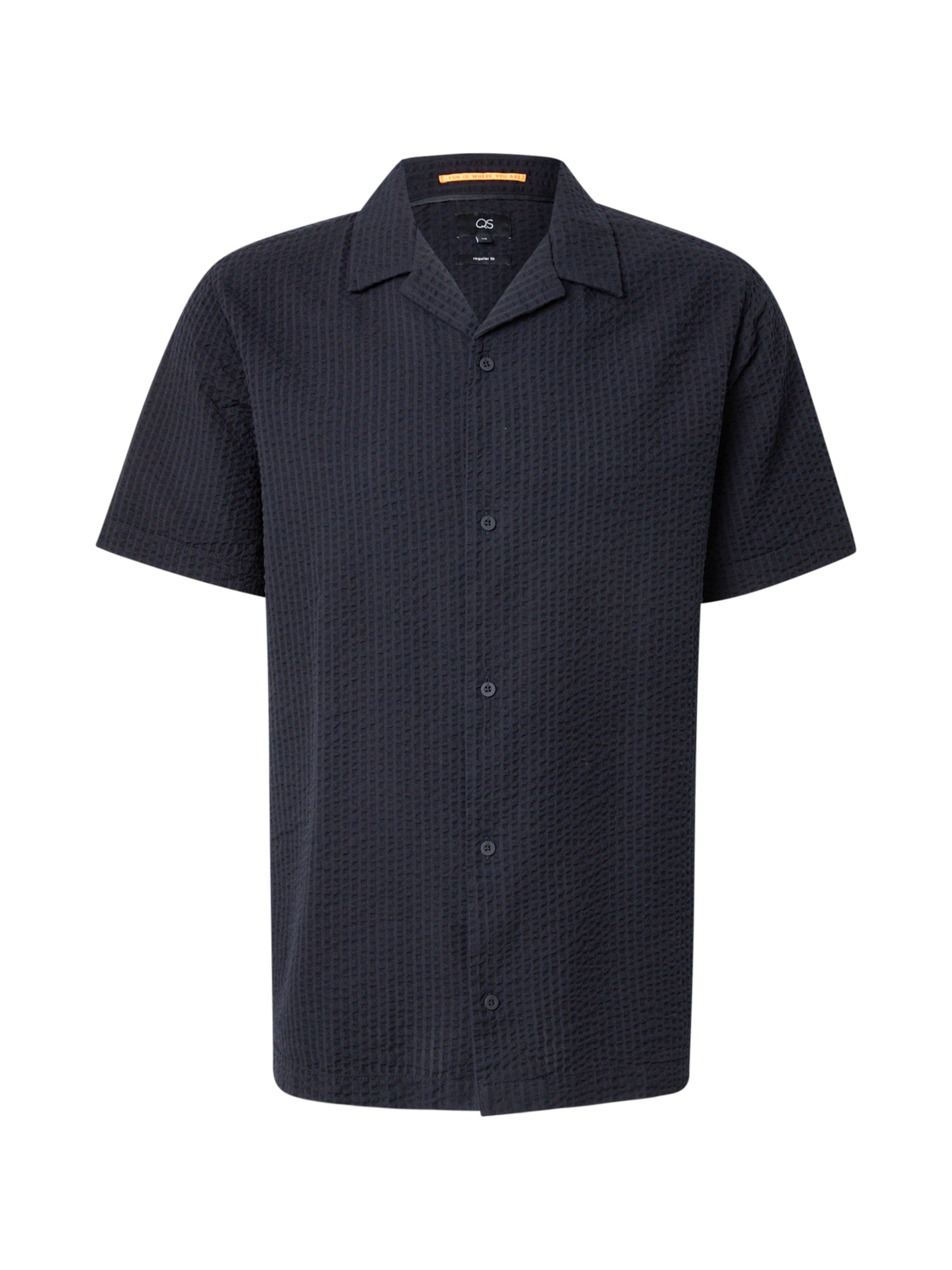 QS - Camisa em preto: frente