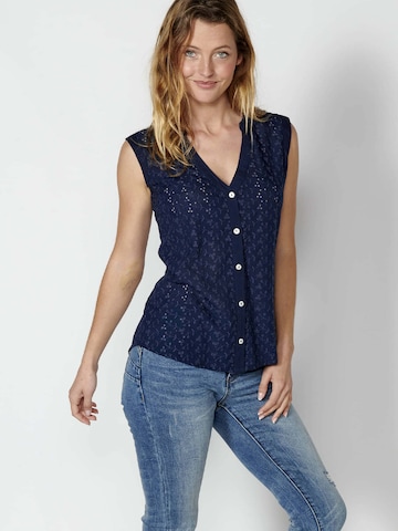 KOROSHI Bluza | modra barva