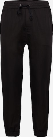 ICEBERG Tapered Pants in Black: front