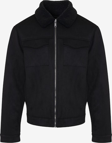 Threadbare Jacke 'Olpherts' in Schwarz: Vorderseite