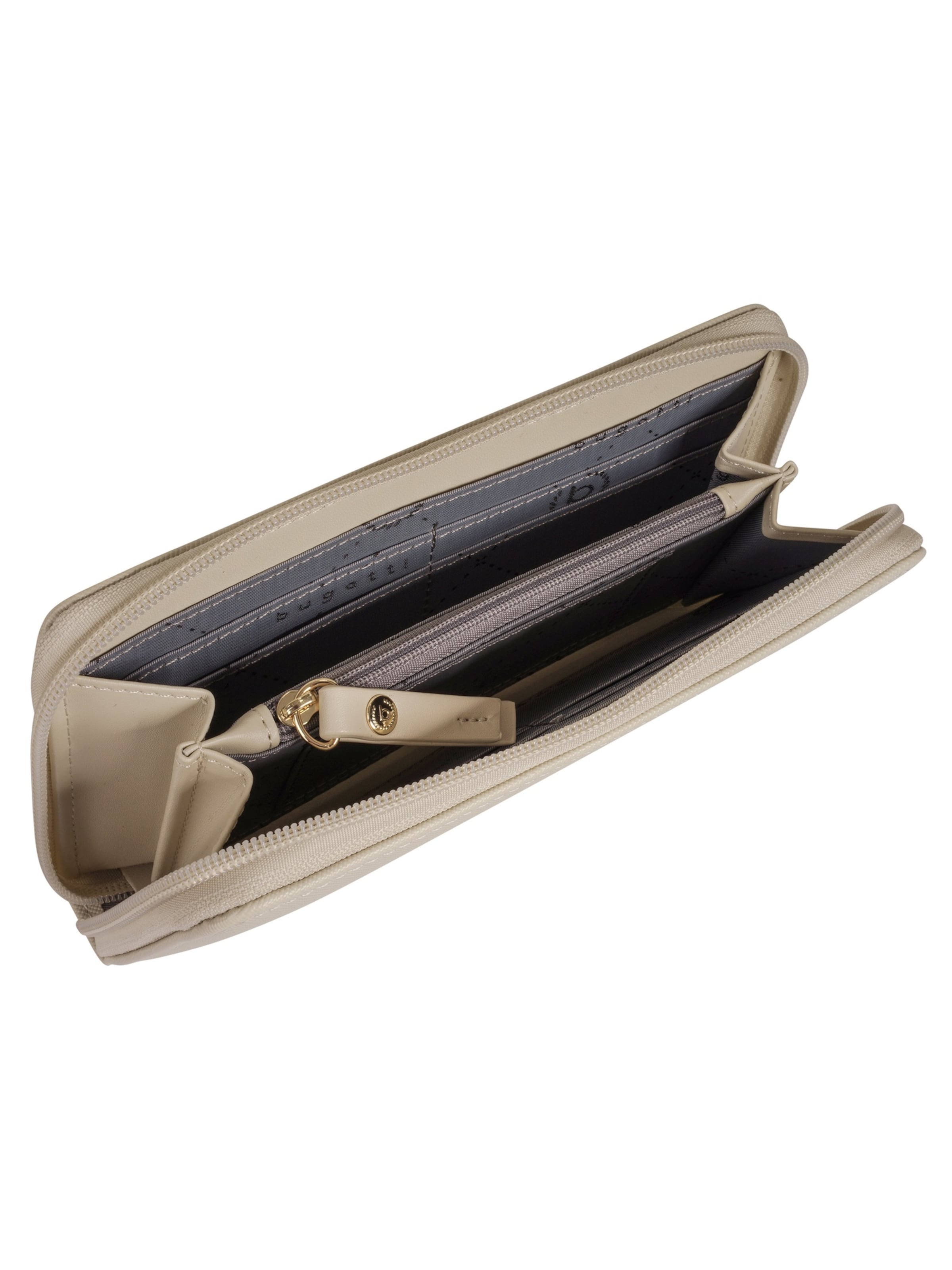 bugatti Wallet 'ELLA SAFFIANO' in Beige
