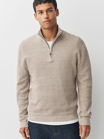 Next Trui 'Premium' in Beige: voorkant