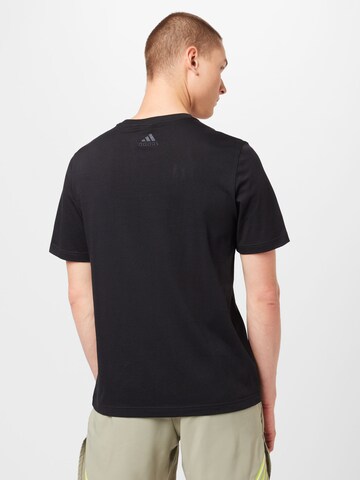ADIDAS SPORTSWEAR Funkční tričko 'Essentials' – černá