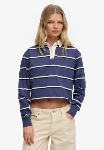 T-shirt 'Athletic Essentials' Superdry & Co en bleu : devant