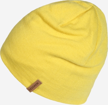 GIESSWEIN Athletic Hat 'Gehrenspitze' in Yellow: front