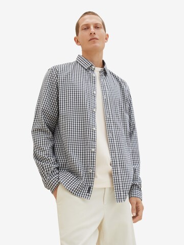 TOM TAILOR Regular fit Button Up Shirt in White