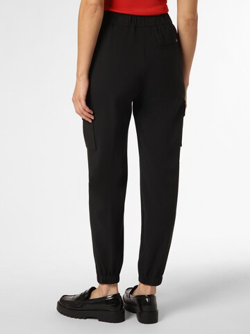 MOS MOSH Regular Bundfaltenhose in Schwarz