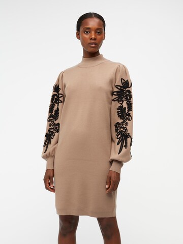 OBJECT Kjole 'JOANA' i brun: forside