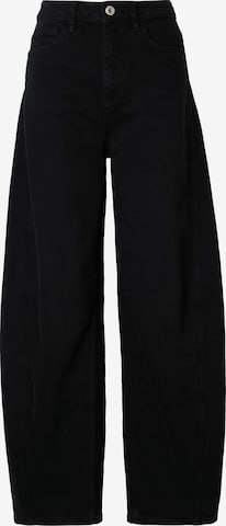 MOS MOSH Barrel Jeans 'Cindy Draciel' in Schwarz: Vorderseite